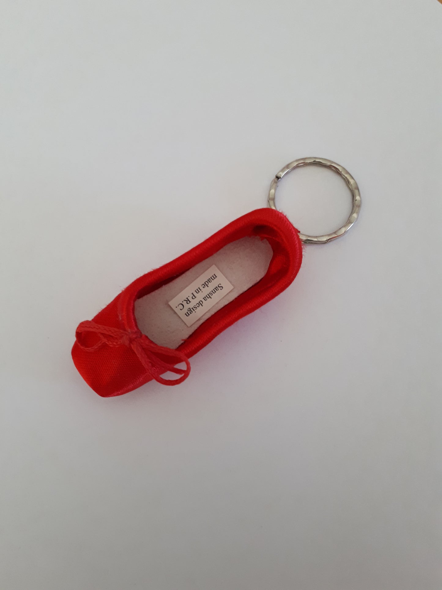 Keyring Red Pointe Shoe