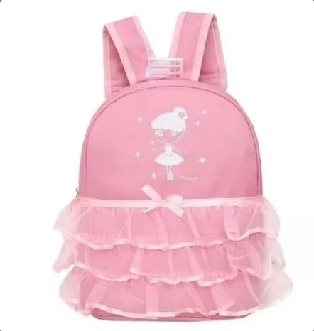 Pink Frilled Ballet Backpack